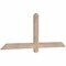 Ekena Millwork Eugene Smooth Timber Gable Bracket, Douglas Fir, 60"W x 22"H x 1 1/2"D x 3 1/2"F, 9/12 Pitch GBW060X22X0204EUG00SDF - alternate 4